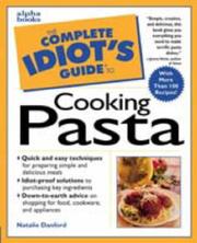 Cover of: Complete Idiot's Guide to COOKING PASTA (The Complete Idiot's Guide)