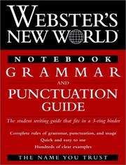 Cover of: Webster's New World Notebook Grammar & Punctuation Guide (Webster's New World)