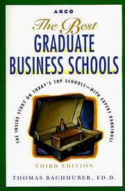 Cover of: Best Graduate Business Schools