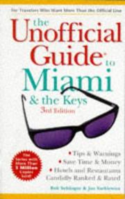 Cover of: The Unofficial Guide to Miami and the Keys (Frommer's Unofficial Guides Travel Series)