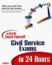 Cover of: ARCO teach yourself civil service exams in 24 hours