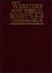 Cover of: Webster's New World Roget's A-Z thesaurus