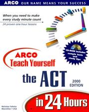 Cover of: Arco Teach Yourself Act in 24 Hours