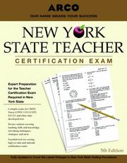 Cover of: NY State Teacher Certification Exam | Arco
