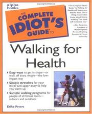 Cover of: The complete idiot's guide to walking for health