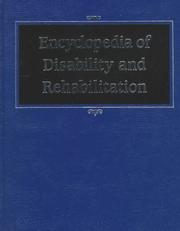 Cover of: Encyclopedia of disability and rehabilitation
