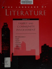 Cover of: Family and Community Involvement Grade 8 (The Language of Literature) by 