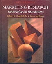 Cover of: Marketing Research : Methodological Foundations Eighth Edition (The Harcourt Series in Marketing) (The Harcourt Series in Marketing)