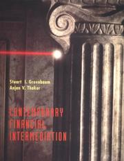 Contemporary financial intermediation by Stuart I. Greenbaum