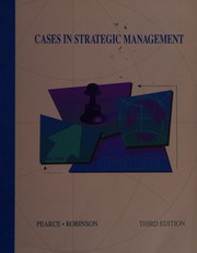 Cover of: Cases in strategic management