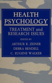 Cover of: Health Psychology: Treatment and Research Issues