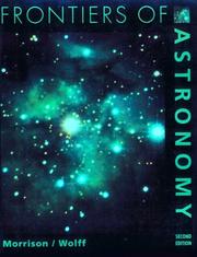 Cover of: Frontiers of astronomy