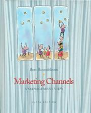 Marketing channels by Bert Rosenbloom