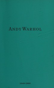 Cover of: Andy Warhol: 1948-1960