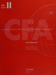 Cover of: CFA Ethical and Professional Standards Investment Tools 2001 CFA Level II Candidate Readings