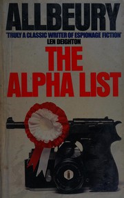 Cover of: The Alpha list by Ted Allbeury