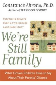 Cover of: We're Still Family by Constance Ahrons