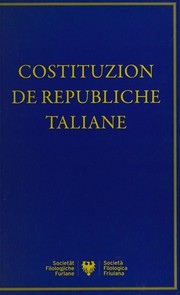 Costituzion de Republiche Taliane by Italia