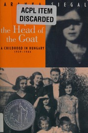 Cover of: Upon the head of the goat by Aranka Siegal