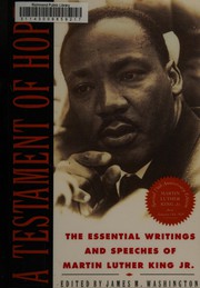 Cover of: A testament of hope by Martin Luther King Jr.