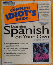 Cover of: The complete idiot's guide to learning Spanish on your own