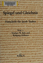 Cover of: Spiegel und Gleichnis: Festschrift für Jacob Taubes