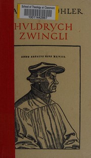 Cover of: Huldrych Zwingli.