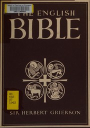 Cover of: The English Bible