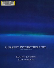 Cover of: Current psychotherapies