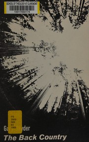 Cover of: The back country