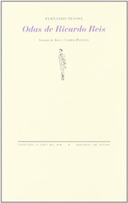 Cover of: Odas de Ricardo Reis by Fernando Pessoa, Ángel Campos Pámpano