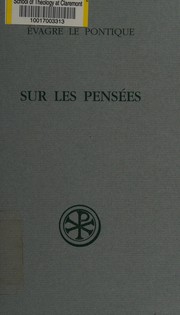 Cover of: Sur les pensées