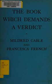 Cover of: The book which demands a verdict