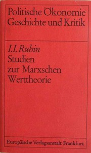 Essays on Marx's theory of value by Isaak Illich Rubin
