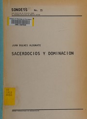 Cover of: Sacerdocios y dominación.