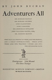 Adventurers all by John Buchan