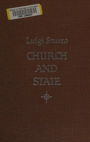 Cover of: Church and state.