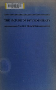 Cover of: Nature of Psychotherapy