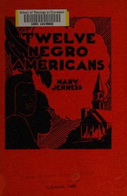 Cover of: Twelve Negro Americans