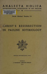 Cover of: Christ's resurrection in Pauline soteriology