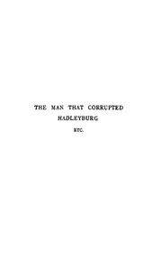 Cover of: The Man that Corrupted Hadleyburg: and Other Stories and Sketches