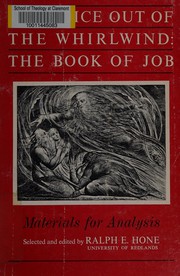 Cover of: The voice out of the whirlwind: the book of Job.