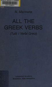 Cover of: All the Greek Verbs