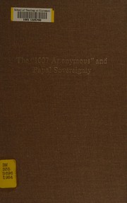 Cover of: The " 1007 anonymous" and papal sovereignty: Jewish perceptions of the papacy and papal policy in the High Middle Ages