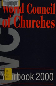 Cover of: World Council of Churches: Yearbook 2000