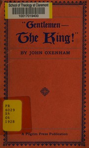 Cover of: "Gentlemen--the King!": a book of introduction