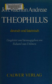 Cover of: Theophilus. Lateinisch und Deutsch.