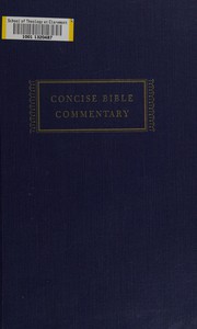Cover of: Concise Bible commentary.