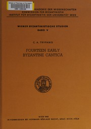 Cover of: Fourteen early Byzantine cantica
