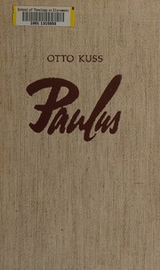 Cover of: Paulus: Die Rolle des Apostels in der theologischen Entwicklung der Urkirche